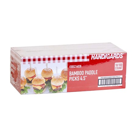 Handgards Handgards Bamboo 4.5" Paddle Pick, PK1000 305214028